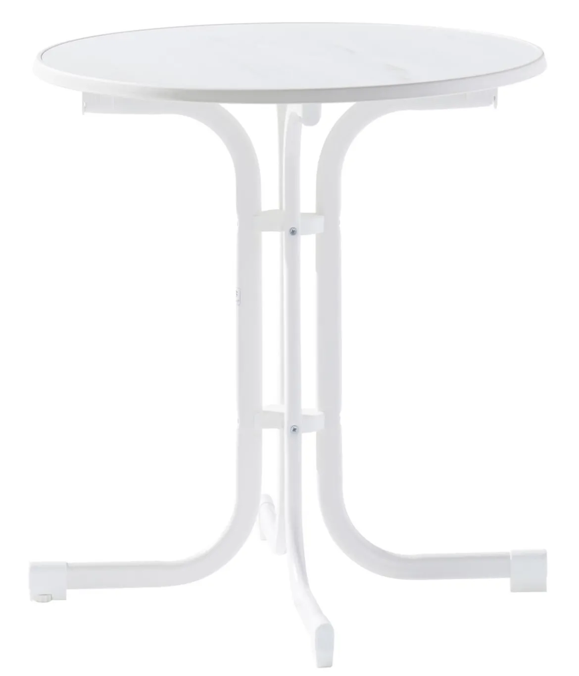 Sieger Klapptisch Boulevard mit mecalit®-PRO-Platte, ca. Ø70/H72 cm