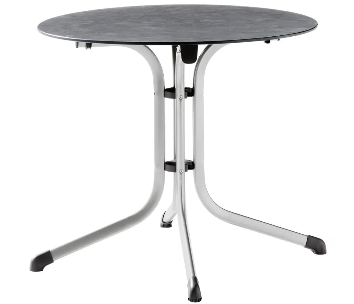 Sieger Klapptisch Boulevard mit Polytec®-Platte, ca. Ø85/H73 cm