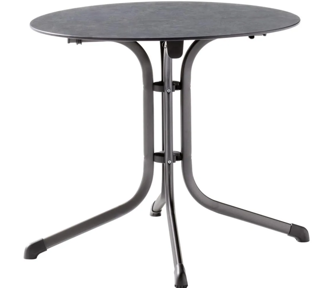 Sieger Klapptisch Boulevard mit Polytec®-Platte, ca. Ø85/H73 cm