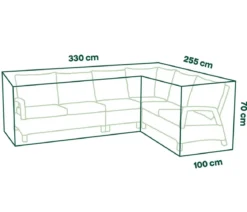 Siena Garden Abdeckhaube für Lounge, ca. B330/H70/T100 cm