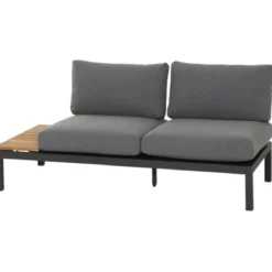 Siena Garden Bank Alvida, rechts, 70 x 175 x 80 cm, anthrazit/grau