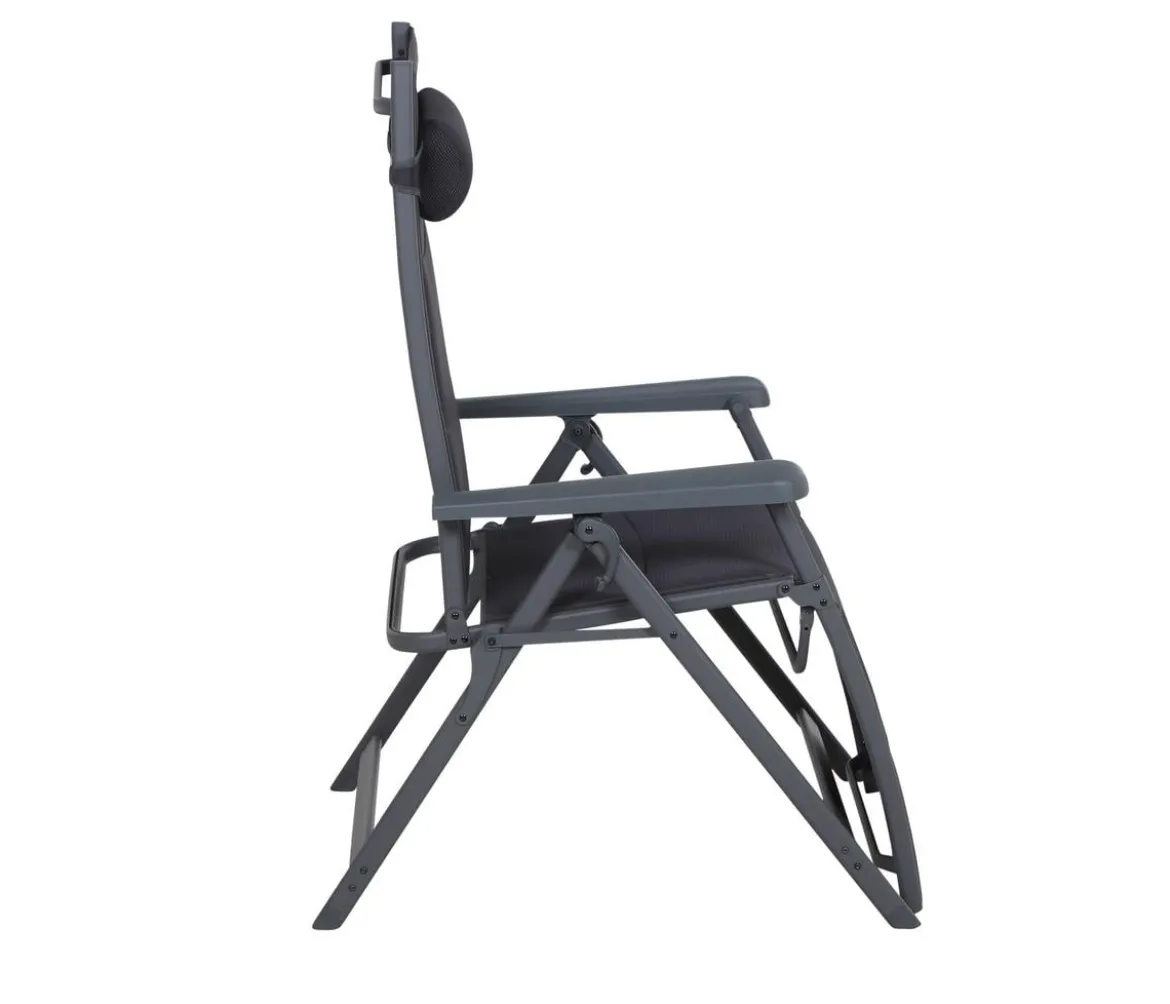 Siena Garden Camping Relaxstuhl XL Premium, ca. B74,5/H122/T91 cm