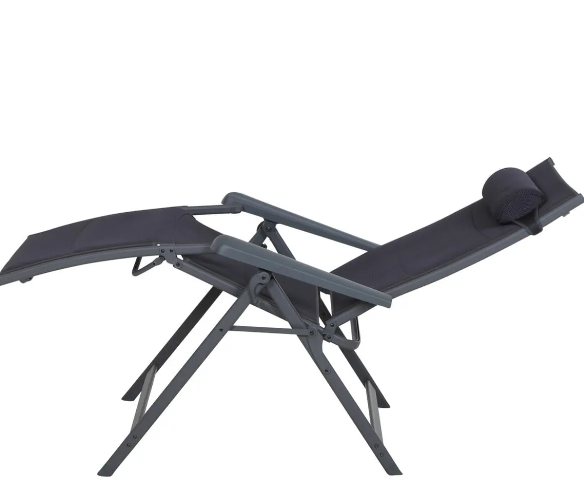Siena Garden Camping Relaxstuhl XL Premium, ca. B74,5/H122/T91 cm
