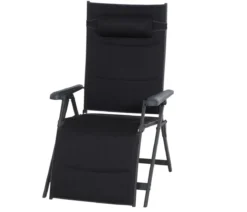 Siena Garden Camping Relaxstuhl XL Premium, ca. B74,5/H122/T91 cm