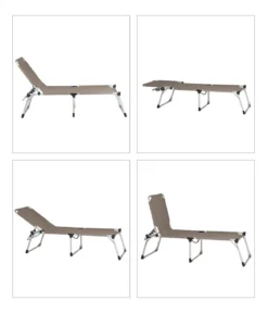 Siena Garden Dreibeinliege XXL, ca. B69,5/H86/T209 cm