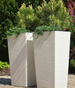 Siena Garden Kunststoff-Säule ECO Nizza, konisch, ca. B30/H57/T30 cm