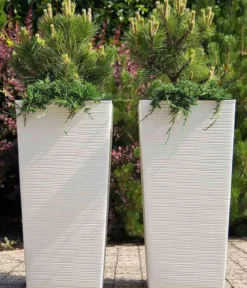 Siena Garden Kunststoff-Säule Eco Nizza, konisch, ca. B40/H75/T40 cm