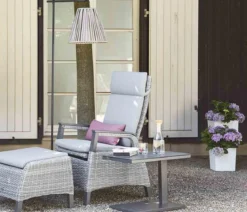 Siena Garden Kunststoff-Säule Eco Nizza, konisch, ca. B40/H75/T40 cm