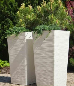 Siena Garden Kunststoff-Säule ECO Nizza, konisch, ca. B35/H68/T35 cm