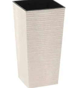 Siena Garden Kunststoff-Topf-Set ECO Nizza, konisch, ca. B30/H57/T30 cm