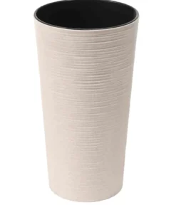 Siena Garden Kunststoff-Topf-Set ECO Locon, konisch, ca. Ø25/H46,5 & Ø30/H57 cm, 2-teilig