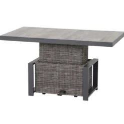 Siena Garden Lift-Tisch, ca. B130/H47-71/T75 cm