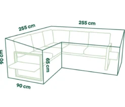 Siena Garden Loungehülle, ca. B90/H255/T65 cm