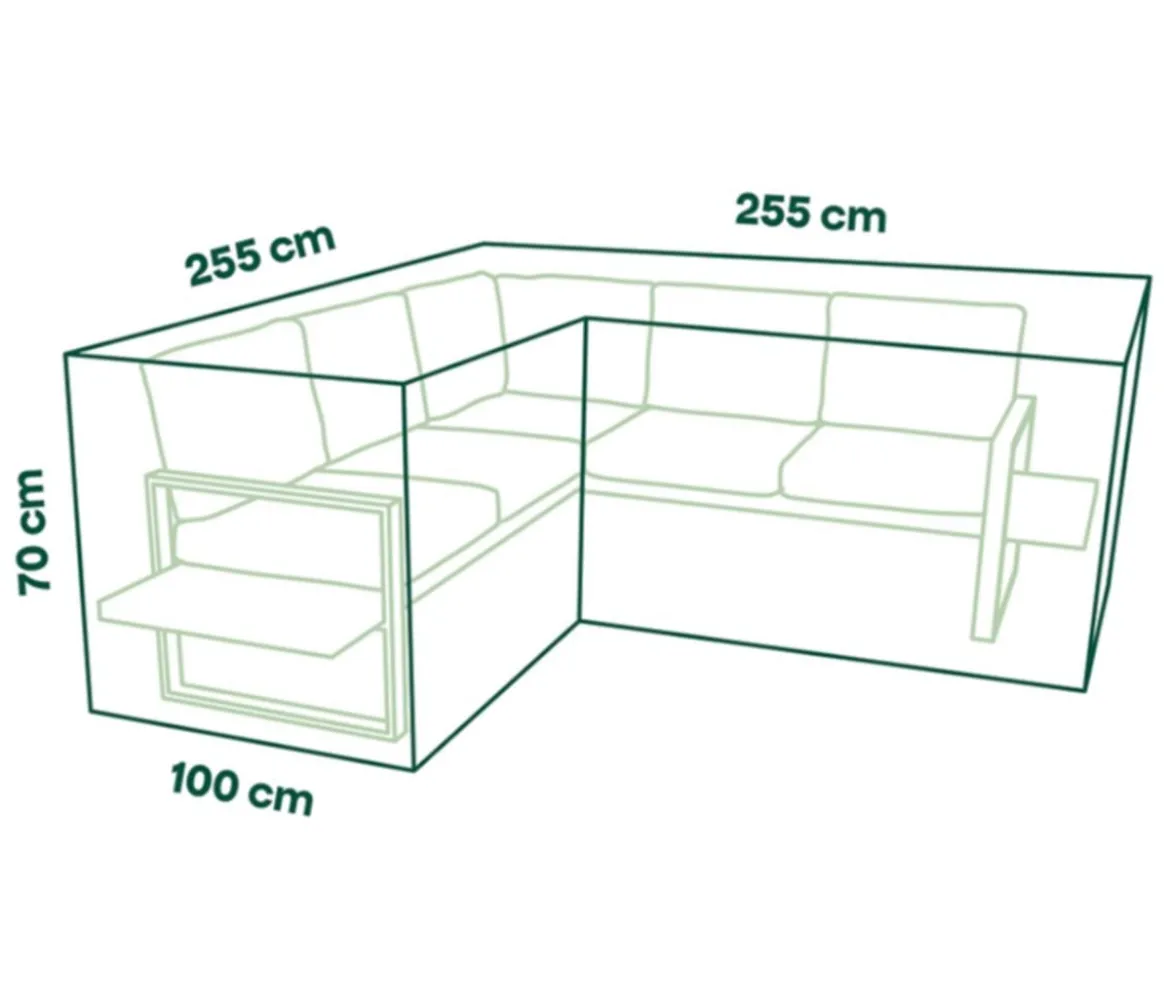 Siena Garden Loungehülle, ca. B255/H255/T70 cm