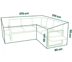 Siena Garden Loungehülle, ca. B270/H210/T90 cm