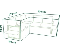 Siena Garden Loungehülle, ca. B270/H270/T70 cm