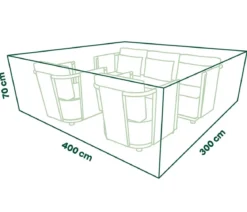 Siena Garden Loungesethülle, ca. B300/H400/T70 cm
