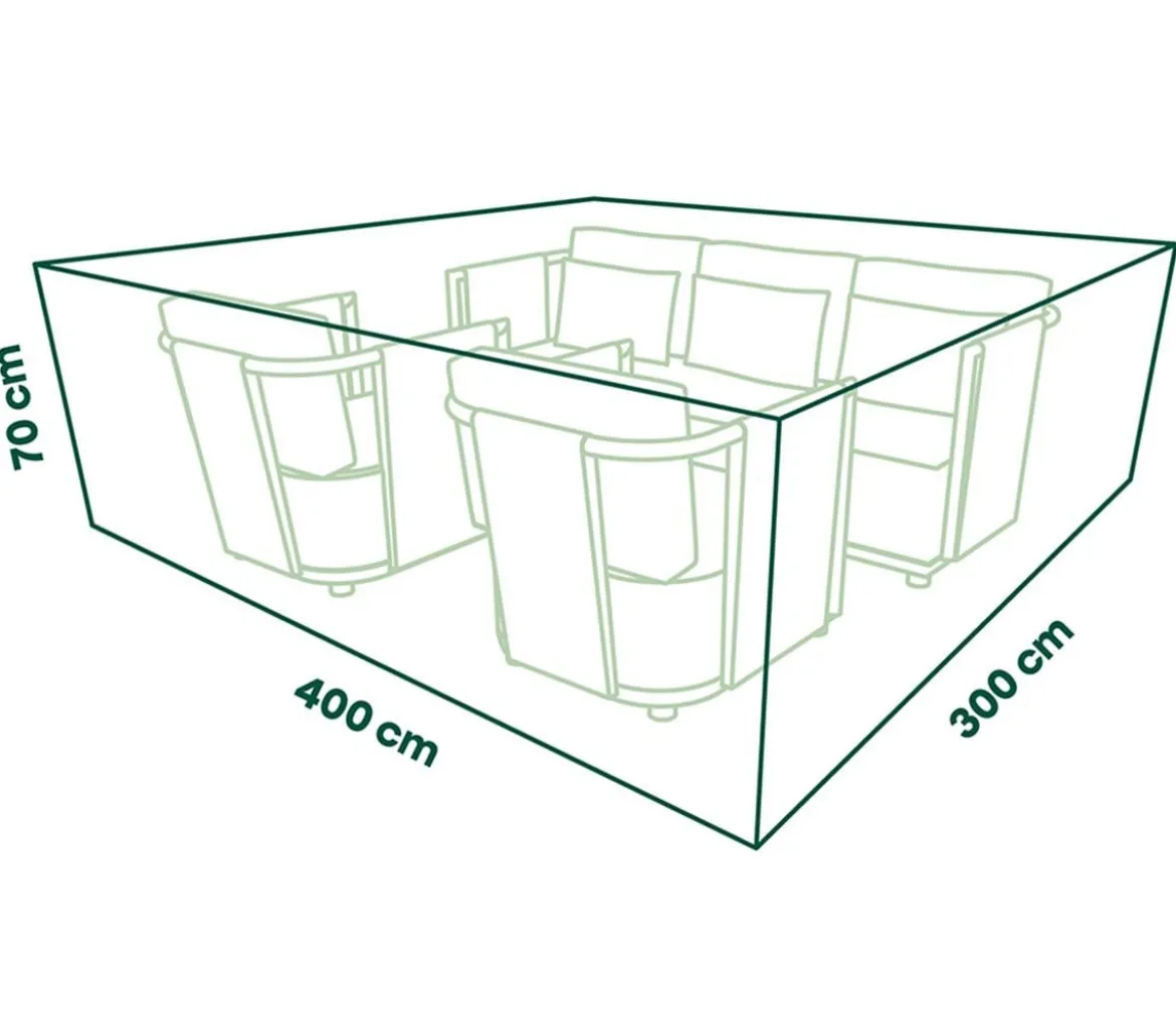 Siena Garden Loungesethülle, ca. B300/H400/T70 cm