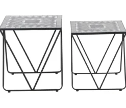 Siena Garden Mosaikbeistelltisch-Set Como, 2-teilig