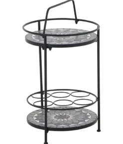 Siena Garden Mosaikbeistelltisch Como, ca. Ø41/H74 cm