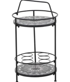 Siena Garden Mosaikbeistelltisch Como, ca. Ø41/H74 cm