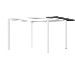 Siena Garden Schattenmanufaktur® Pergola Dacherweiterung für Pergola Libera und Comuna