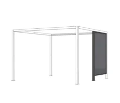 Siena Garden Schattenmanufaktur® Blende Ranotex für Pergola
