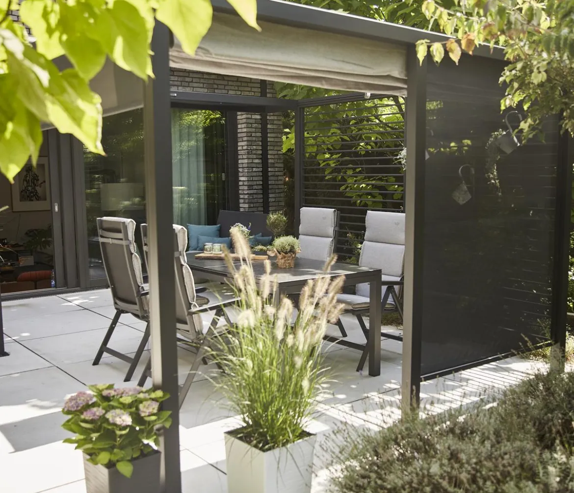Siena Garden Schattenmanufaktur® Blende Ranotex für Pergola