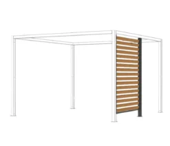 Siena Garden Schattenmanufaktur® Pergola Blende Holzoptik
