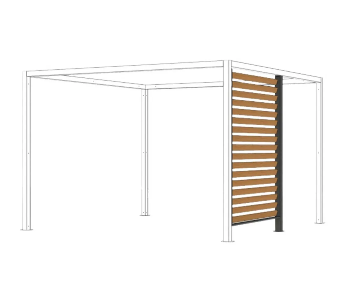 Siena Garden Schattenmanufaktur® Pergola Blende Holzoptik