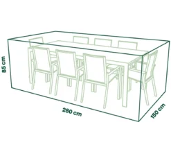 Siena Garden Sitzgruppenhülle, ca. B150/H280/T85 cm