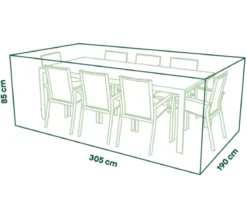 Siena Garden Sitzgruppenhülle, ca. B305/H85/T190 cm