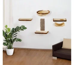 Silvio Design Katzen Kletterwand 6-teilig