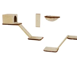 Silvio Design Katzen-Kletterwand, 8-teilig