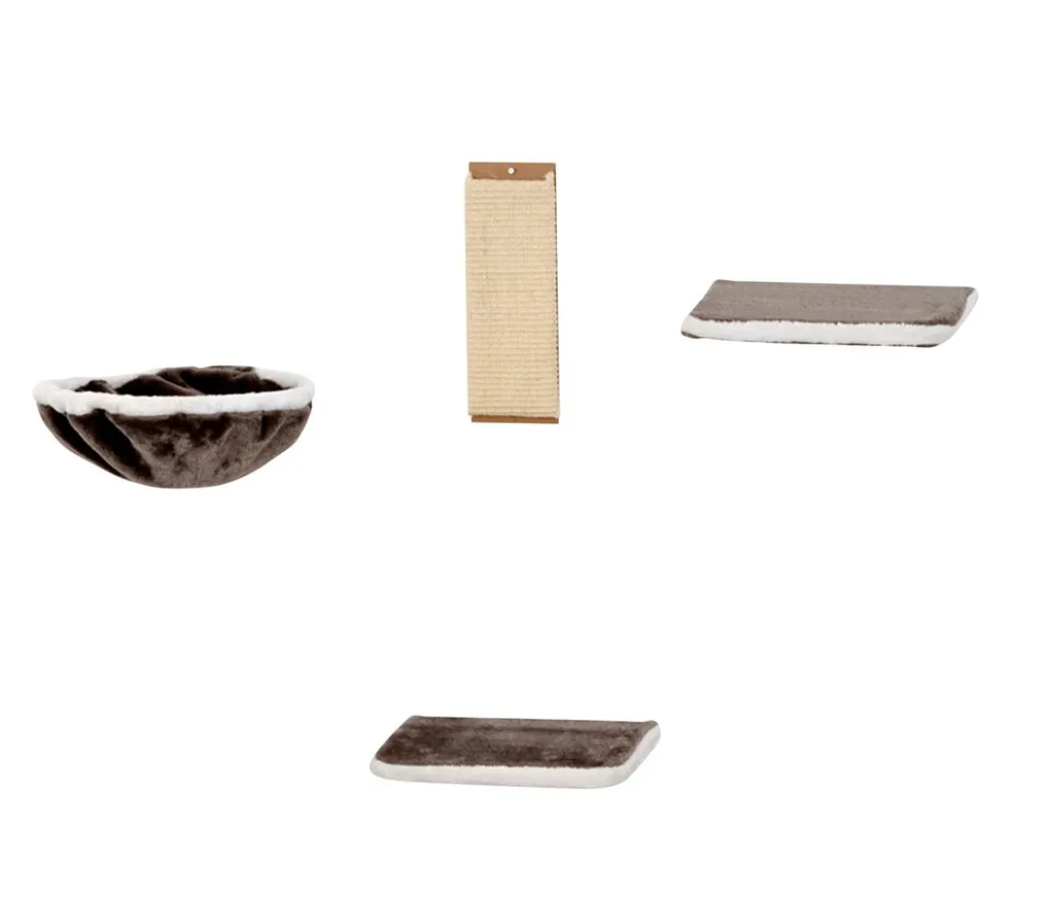 Silvio Design Katzen Kletterwand 4-teilig