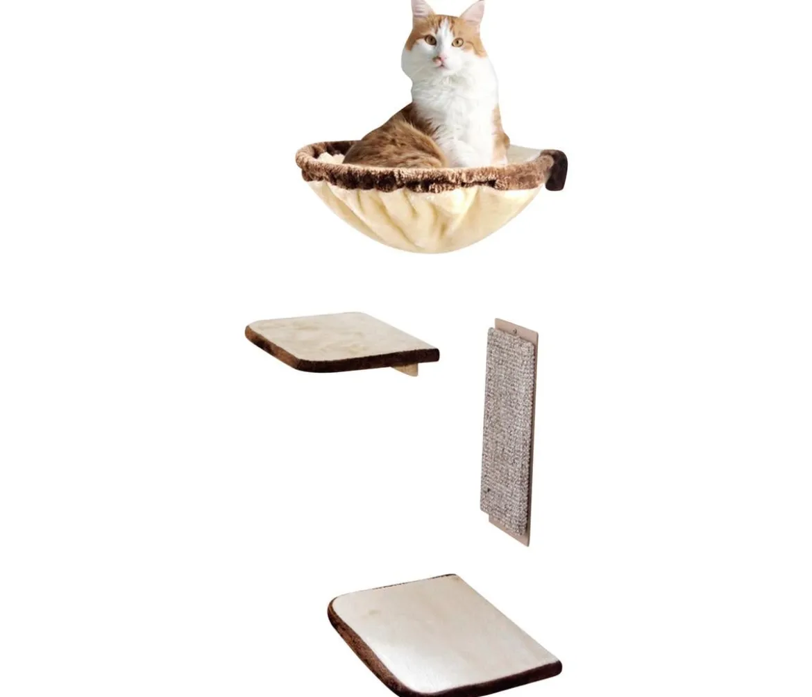 Silvio Design Kletterwand für Katzen, 4-teilig