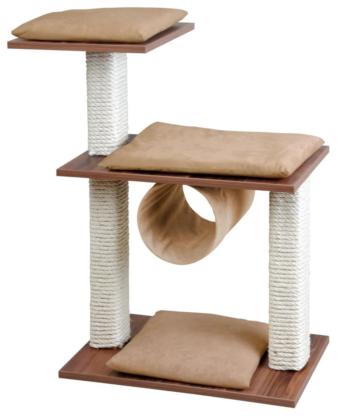 Silvio Design Kratzbaum Cosy Walnuss, 86 cm