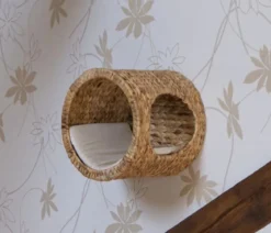Silvio Design Wandhöhle Alba, beige/weiß, ca. Ø28/T32 cm