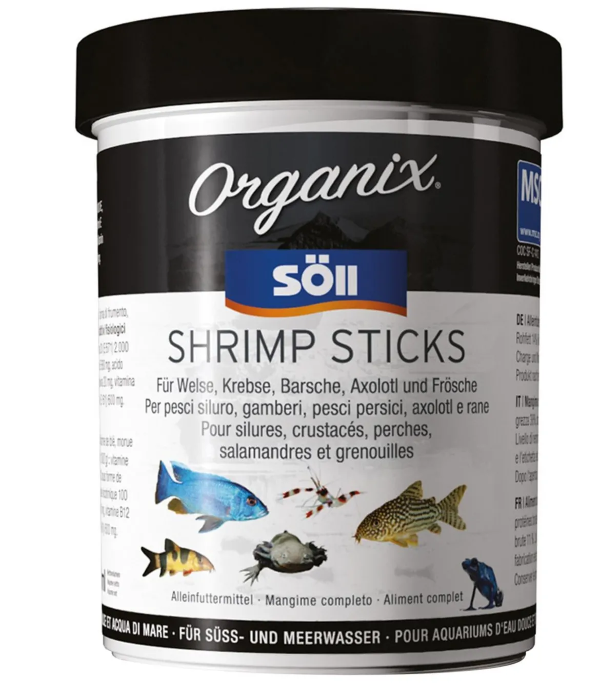 Söll Fischfutter Organix Shrimp Sticks
