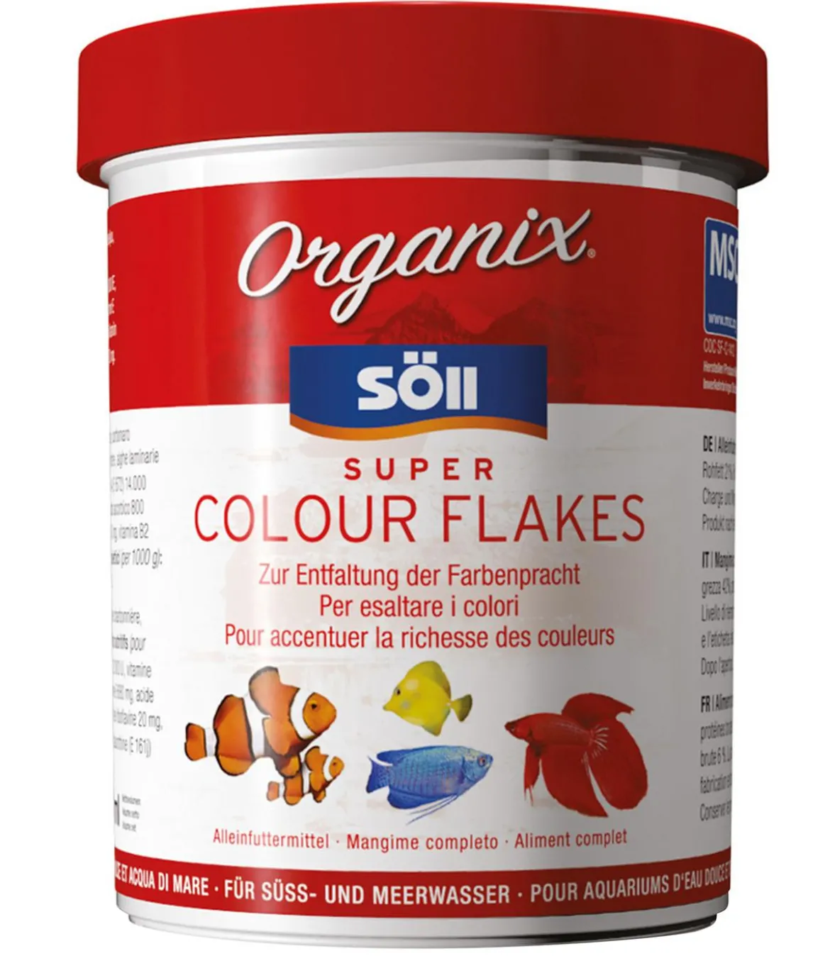 Söll Fischfutter Organix Super Colour Flakes