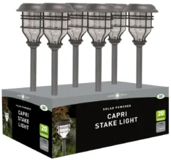 Smart Garden Pfahlleuchte Capri, ca. B14/H48,5/T14 cm