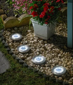 Smart Garden Solar Bodenleuchte 4 Stk., ca. Ø11,7 cm