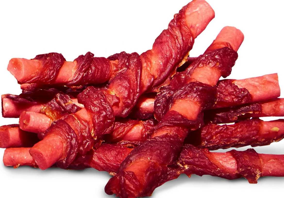 SNACKIES® Hundesnack Entenbrust mit Rote Beete