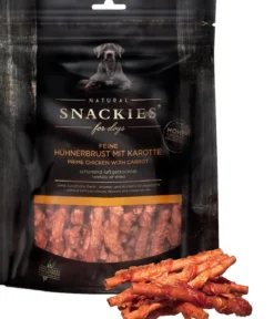 SNACKIES® Hundesnack Feine Hühnerbrust mit Karotte