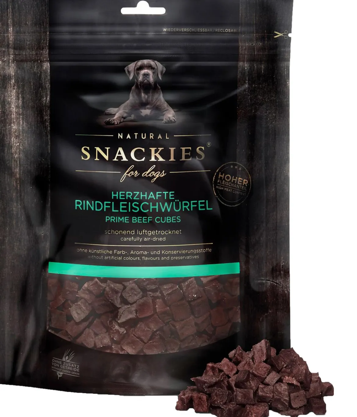 SNACKIES® Hundesnack Rindfleischwürfel