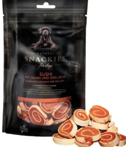 SNACKIES® Hundesnack Sushi mit Huhn & Seelachs