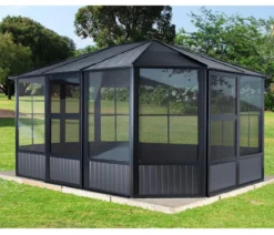 Sojag Outdoor-Pavillon Kaltwintergarten Charleston 1215, ca. B488,6/H280,9/T383,6 cm