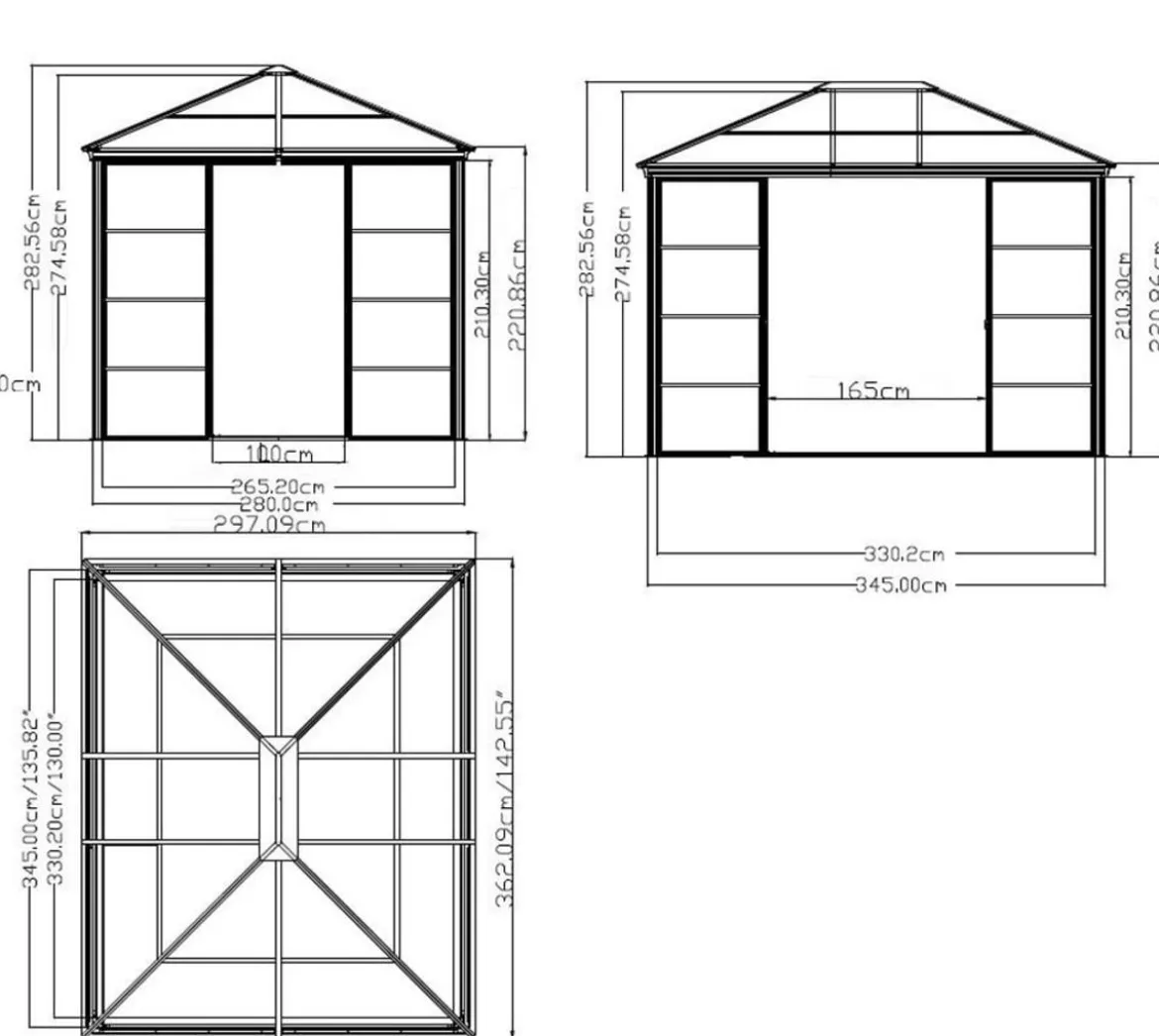 Sojag Pavillon Castel 10x12