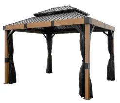 Sojag Pavillon Fontana 10x12, inkl. Moskitonetz, ca. B363/H310/T298 cm