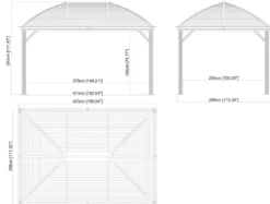 Sojag Pavillon Moreno 10x14
